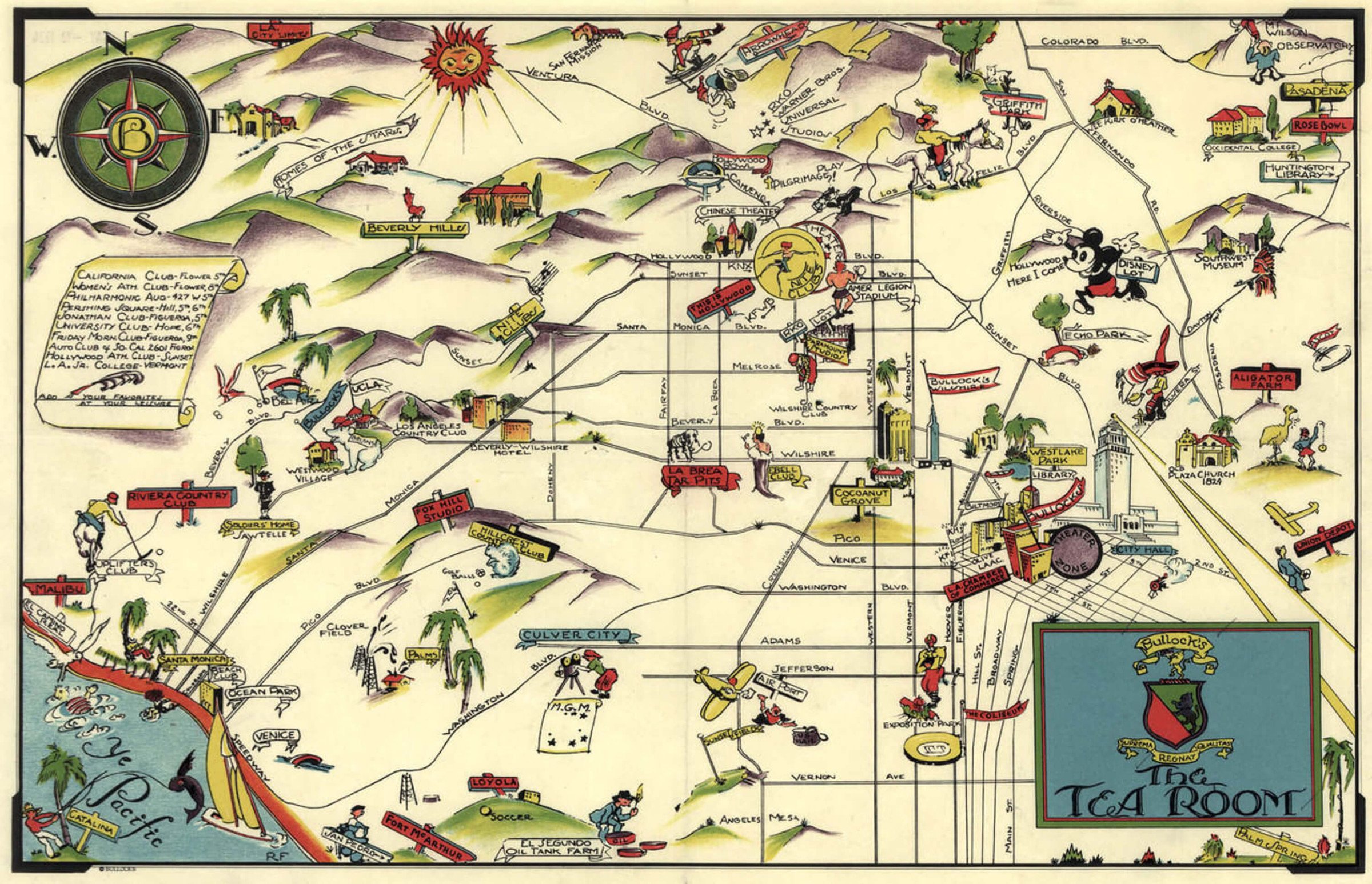 vintage-travel-map-1934-los-angeles