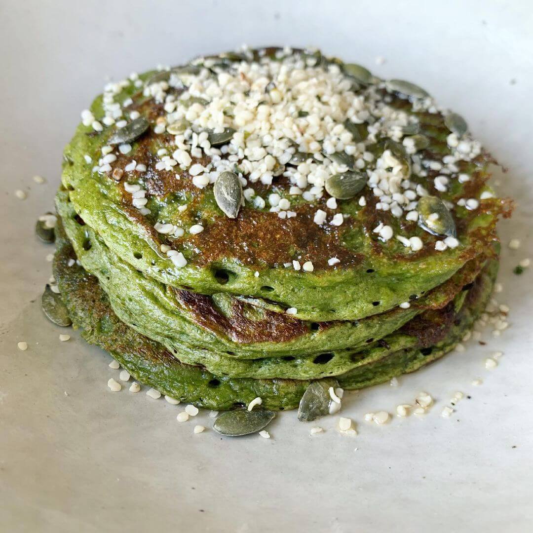 Green Pancakes Recipe (V, VG, DF)