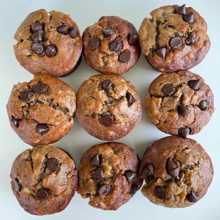 Banana & Oat Muffin Recipe  (V, DF)