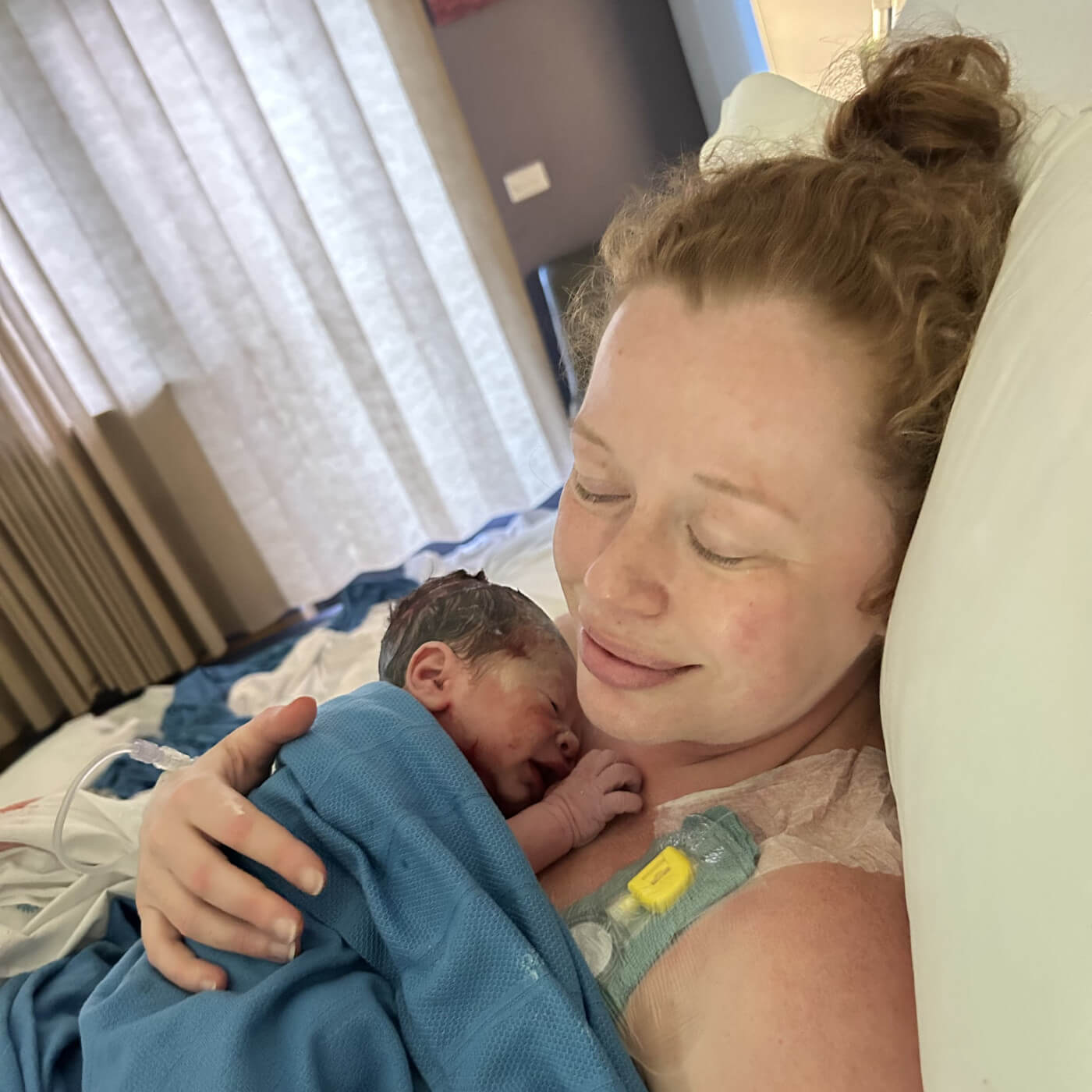 Daisy's Birth Story - a positive hospital birth at 38 weeks