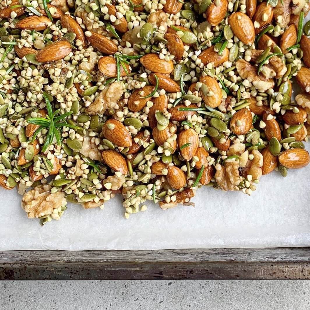 Recipe: Rosemary Roasted Nuts  (V, VG, DF, GF)