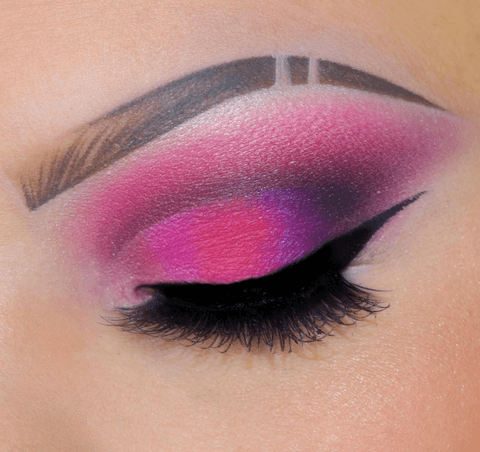 Colorful eye makeup 