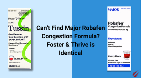 Can't Find Major Robafen Congestion Formula? Foster & Thrive is Identical