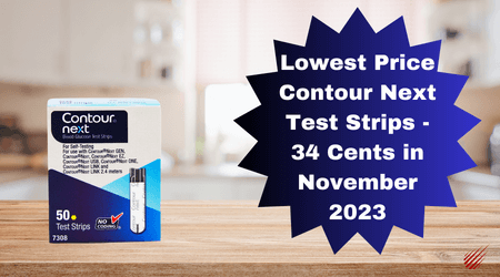 Lowest Price Contour Next Test Strips - 34 Cents in November 2023