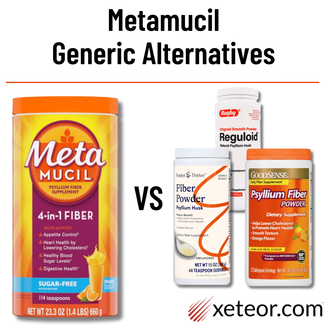 Metamucil Generic Alternatives | Orange Smooth Psyllium