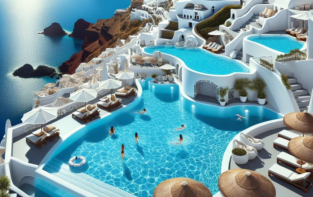 Unwind in Luxury: Top Pools in Santorini, Greece