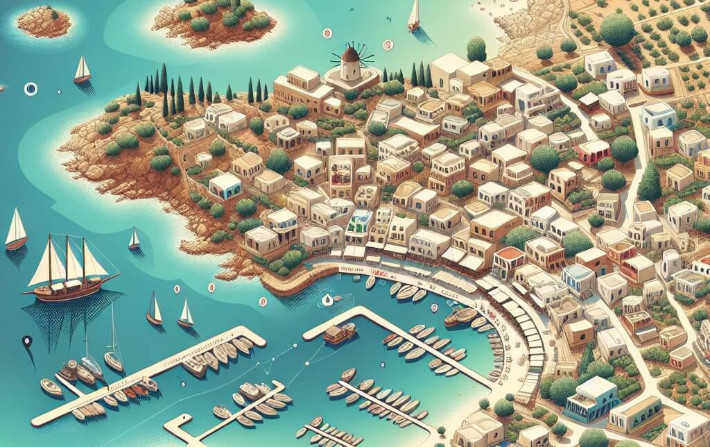 Explore Elounda Crete Greece with a Detailed Map