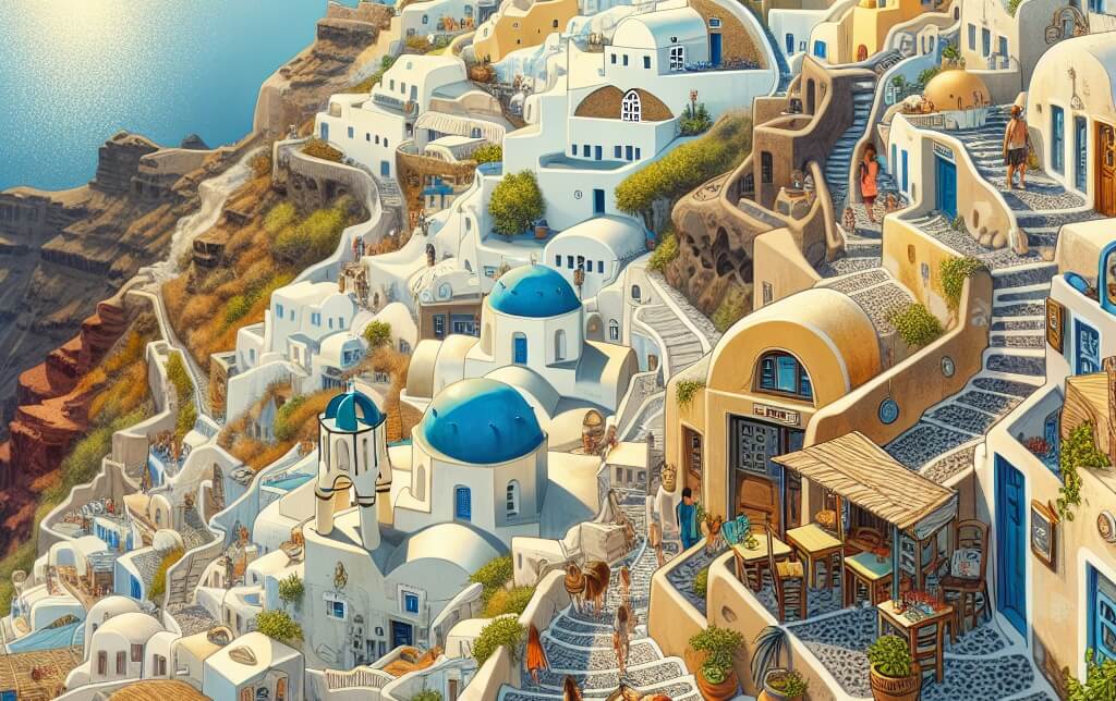 Explore the Charm of Oia Village in Santorini, Greece