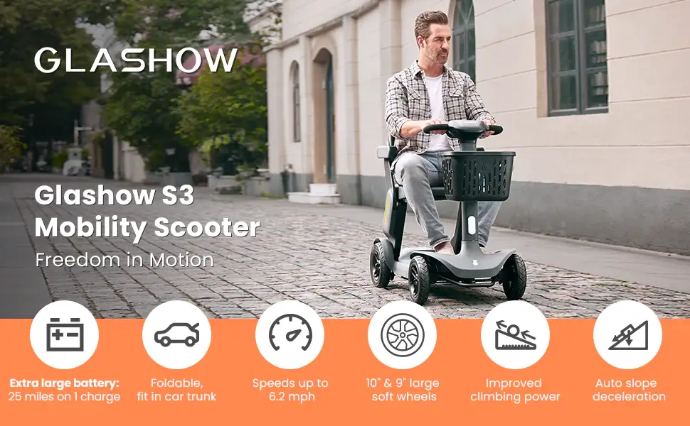 Glashow S3 - A Revolutionary Mobility Scooter Has Arrived