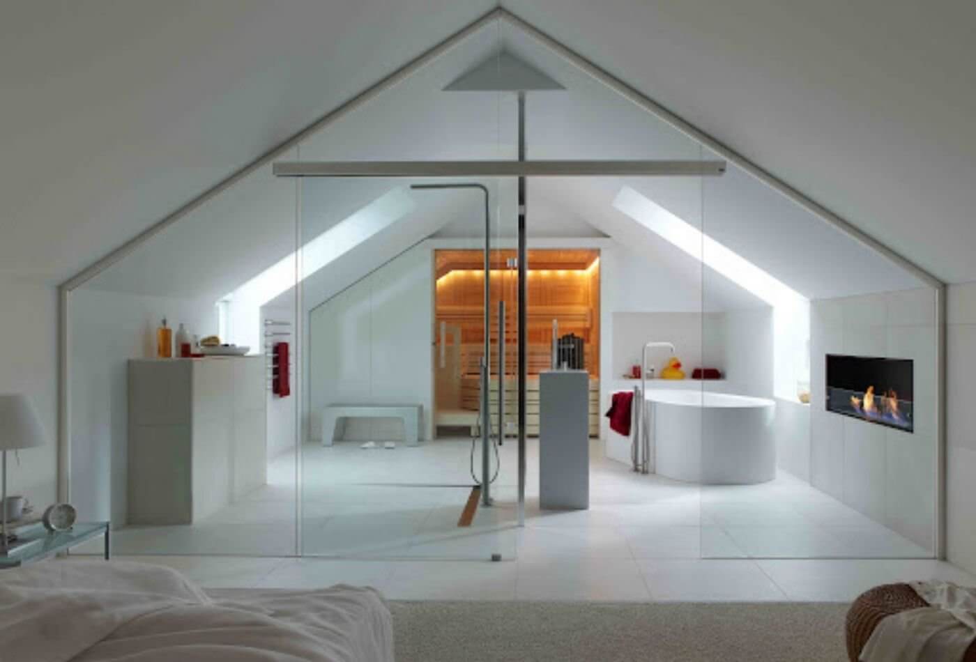 Attic Bedroom and Bathroom Ideas