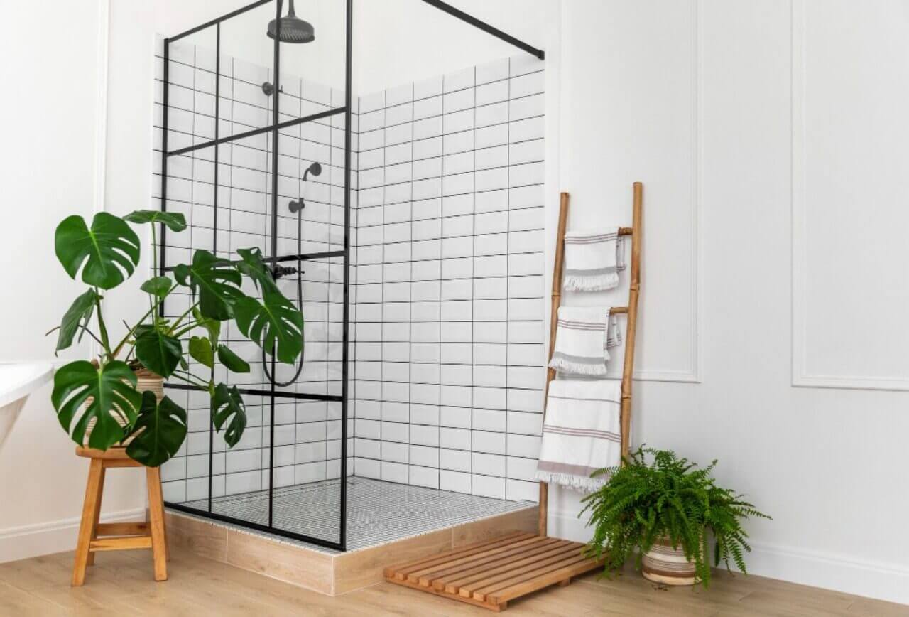 Corner Shower