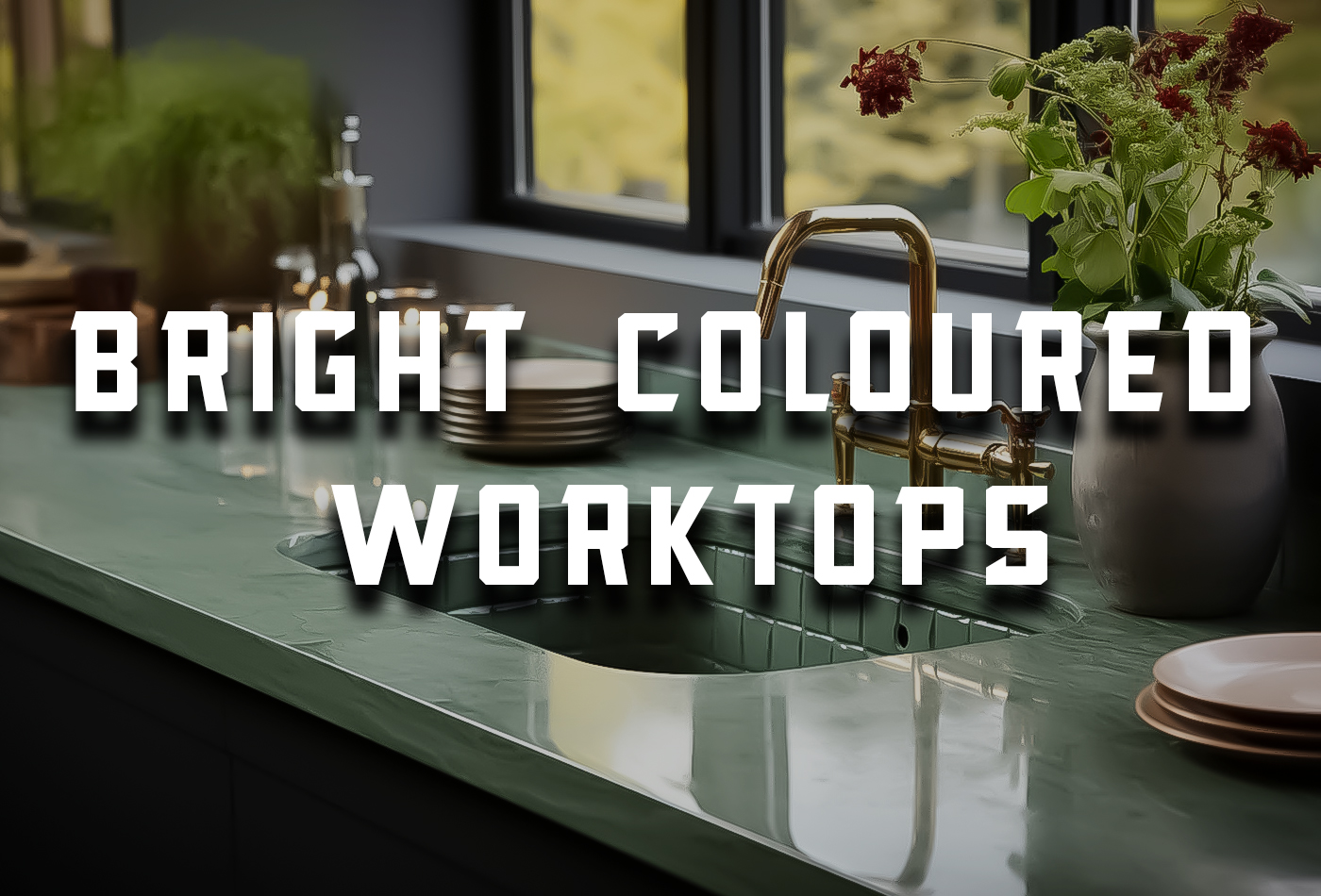 Bright Coloured Worktops: Stylish and Affordable Solutions