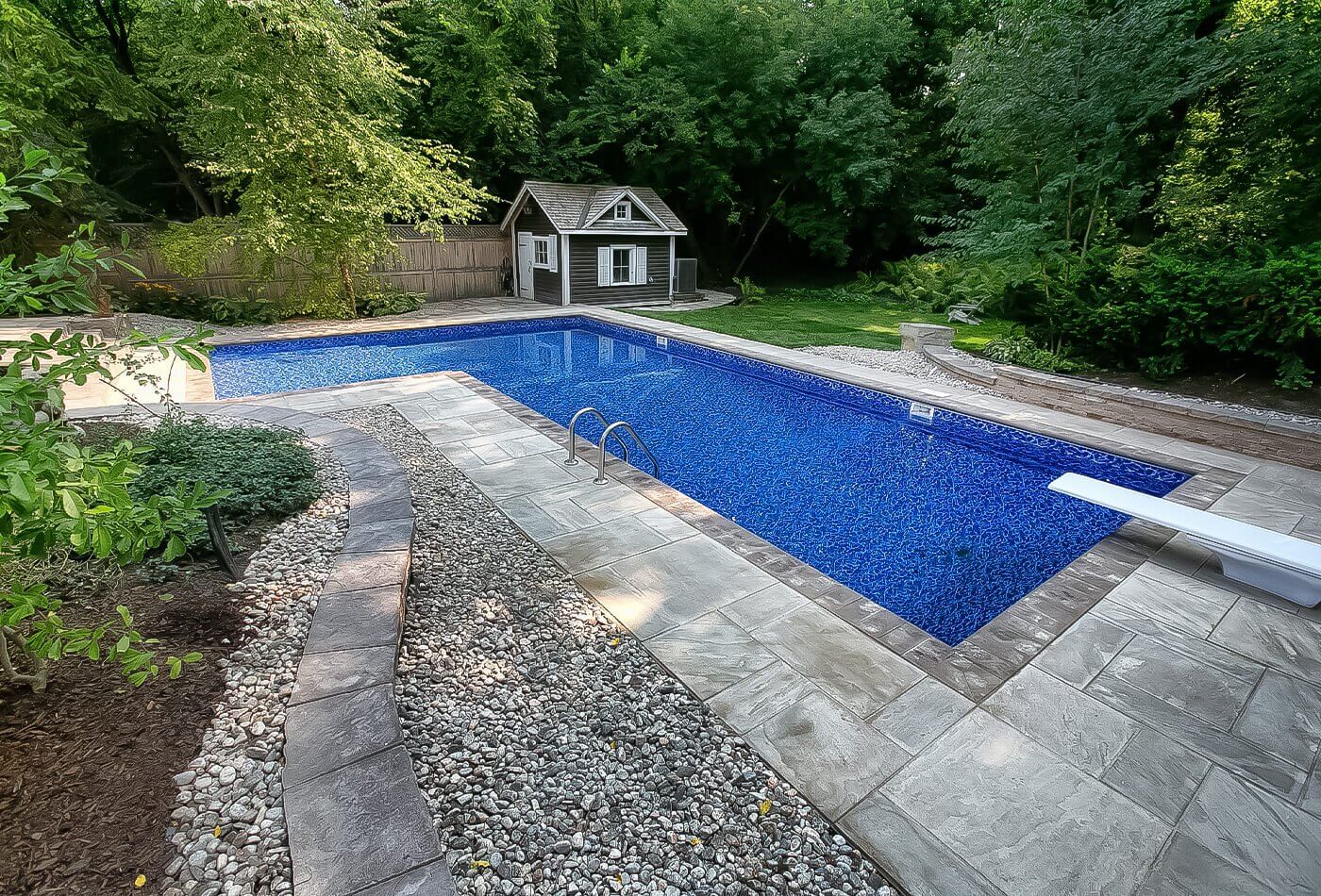 L Shaped Pools