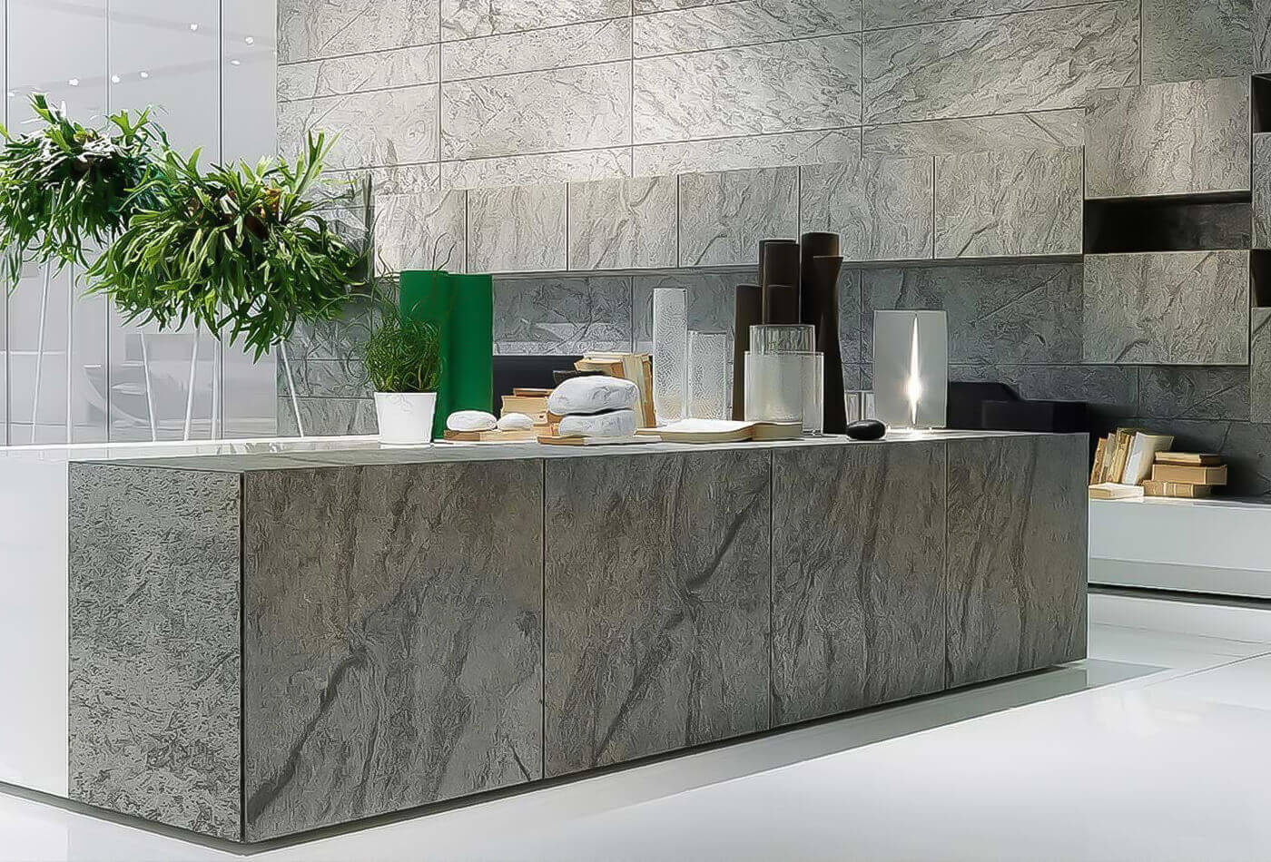 Slate Stones to Emphasise the Interiors
