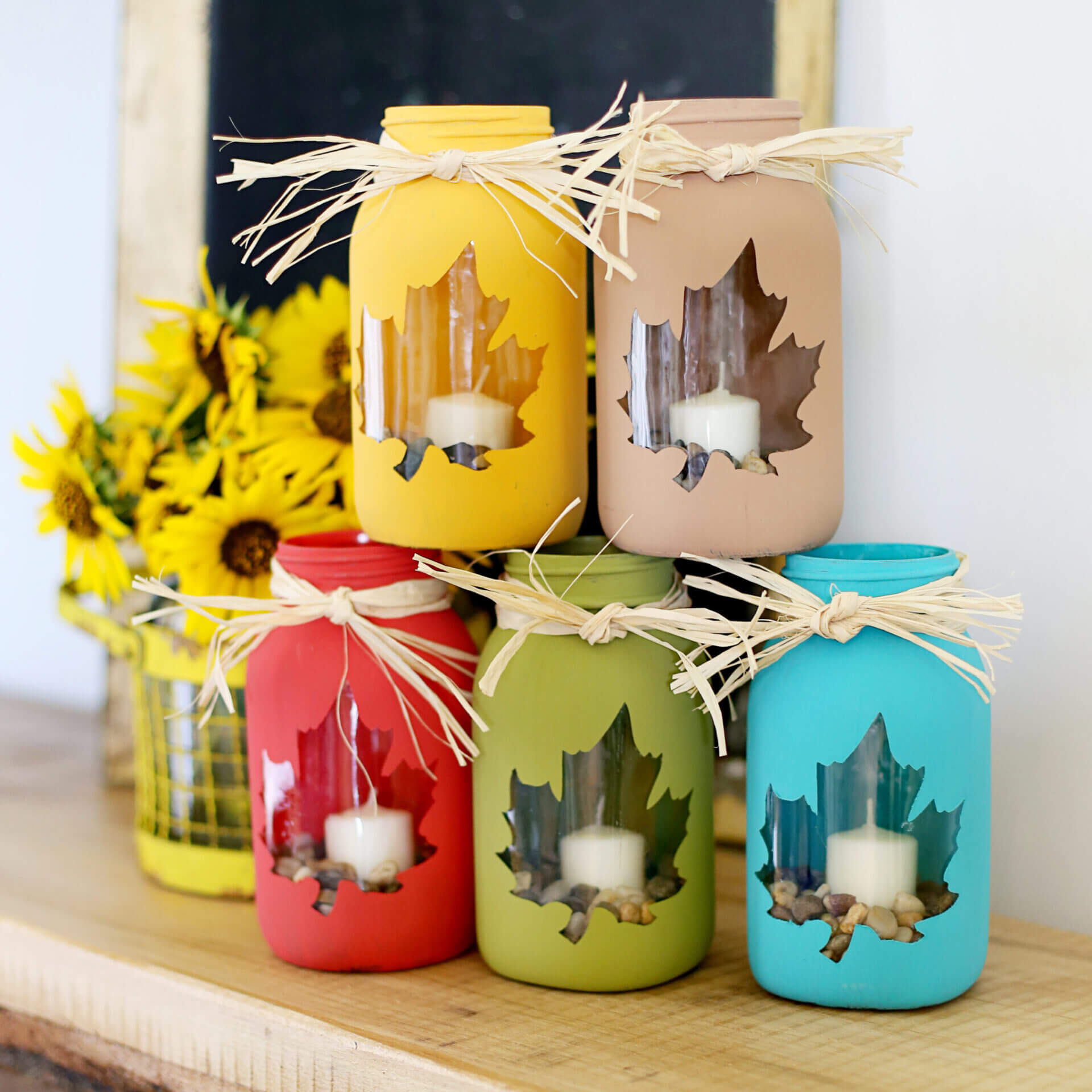 Repurposed Glass Jars Craft Things RECYCLED SPRING JARS WITH TEXTURE repurposed-glass-jars-craft-things-recycled-spring-jars-with-texture