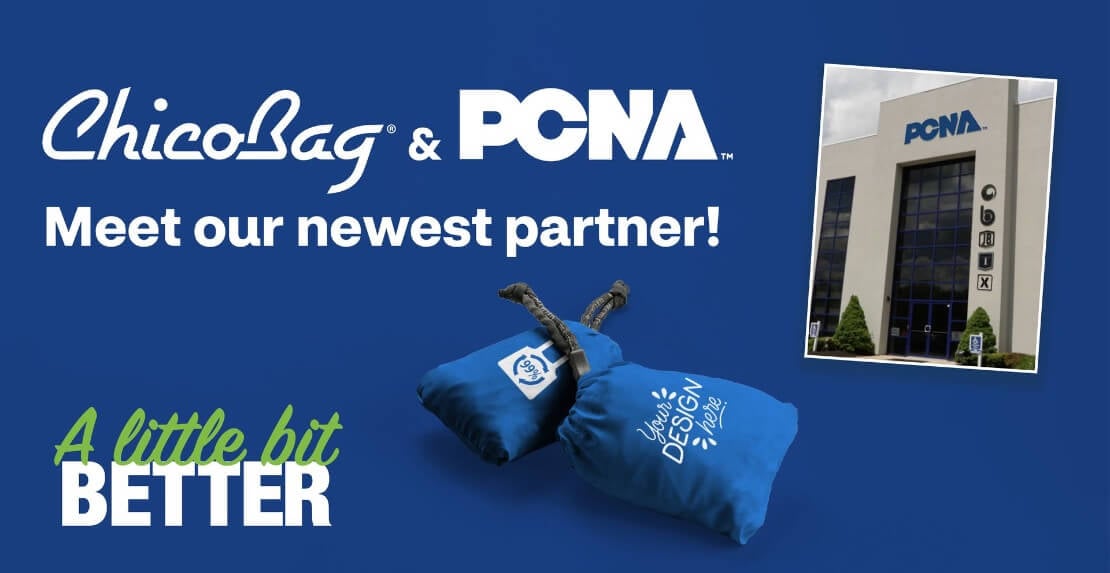 Sustainable Promotional Products Partnership PCNA & ChicoBag