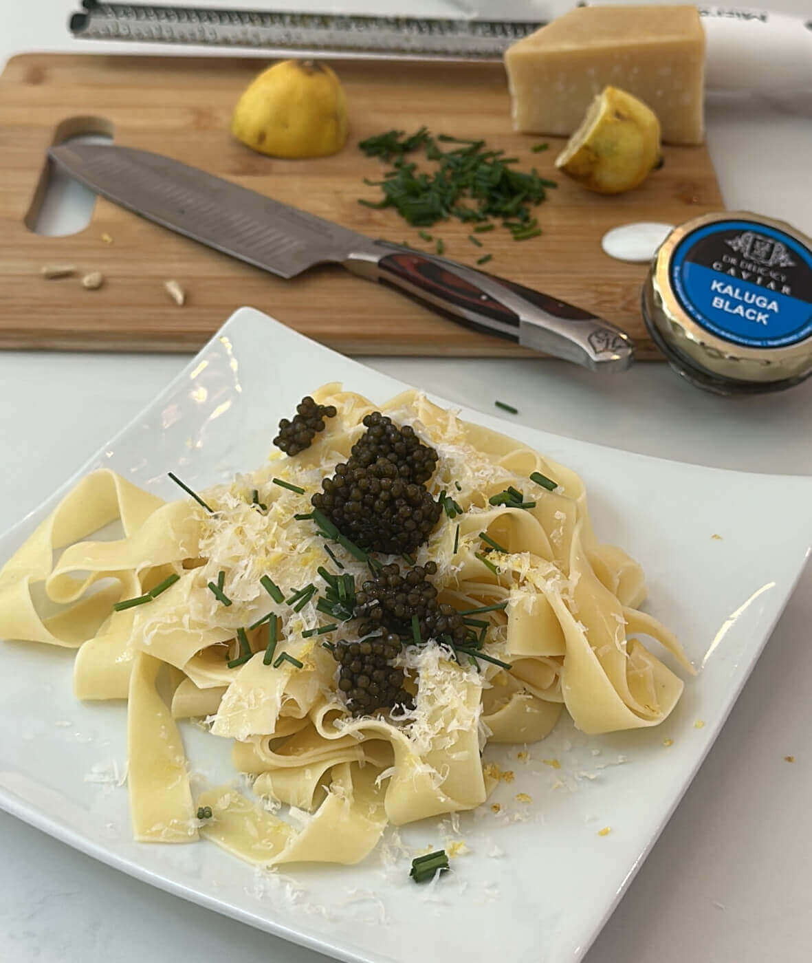 Caviar Lemon Pasta