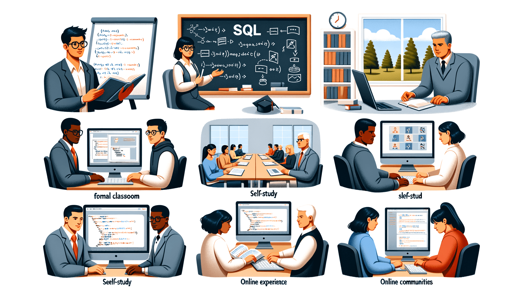 How did you learn SQL? Did you have a teacher?