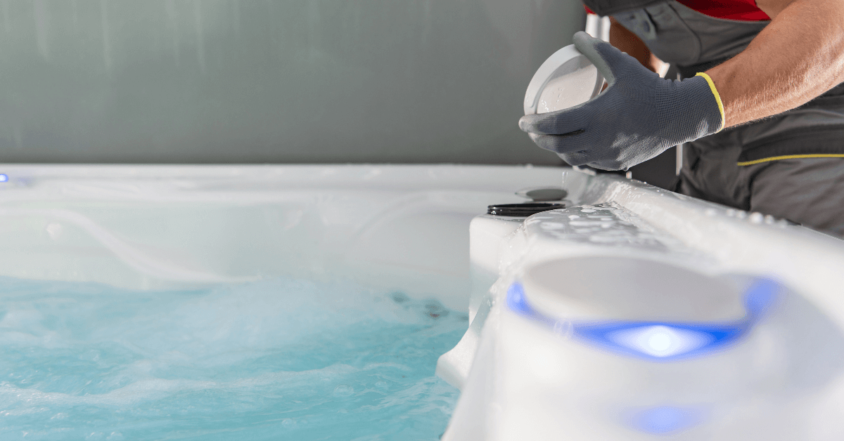 jacuzzi hot tubs depicted by fish water swirling in a jacuzzi