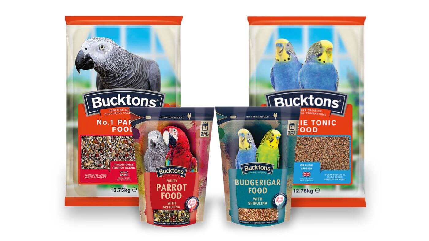 Parrot Essentials Sells Bucktons Parrot and Bird Food