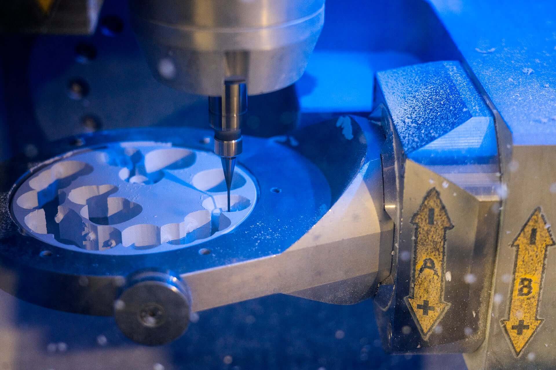 Dent All Group milling machine in operation