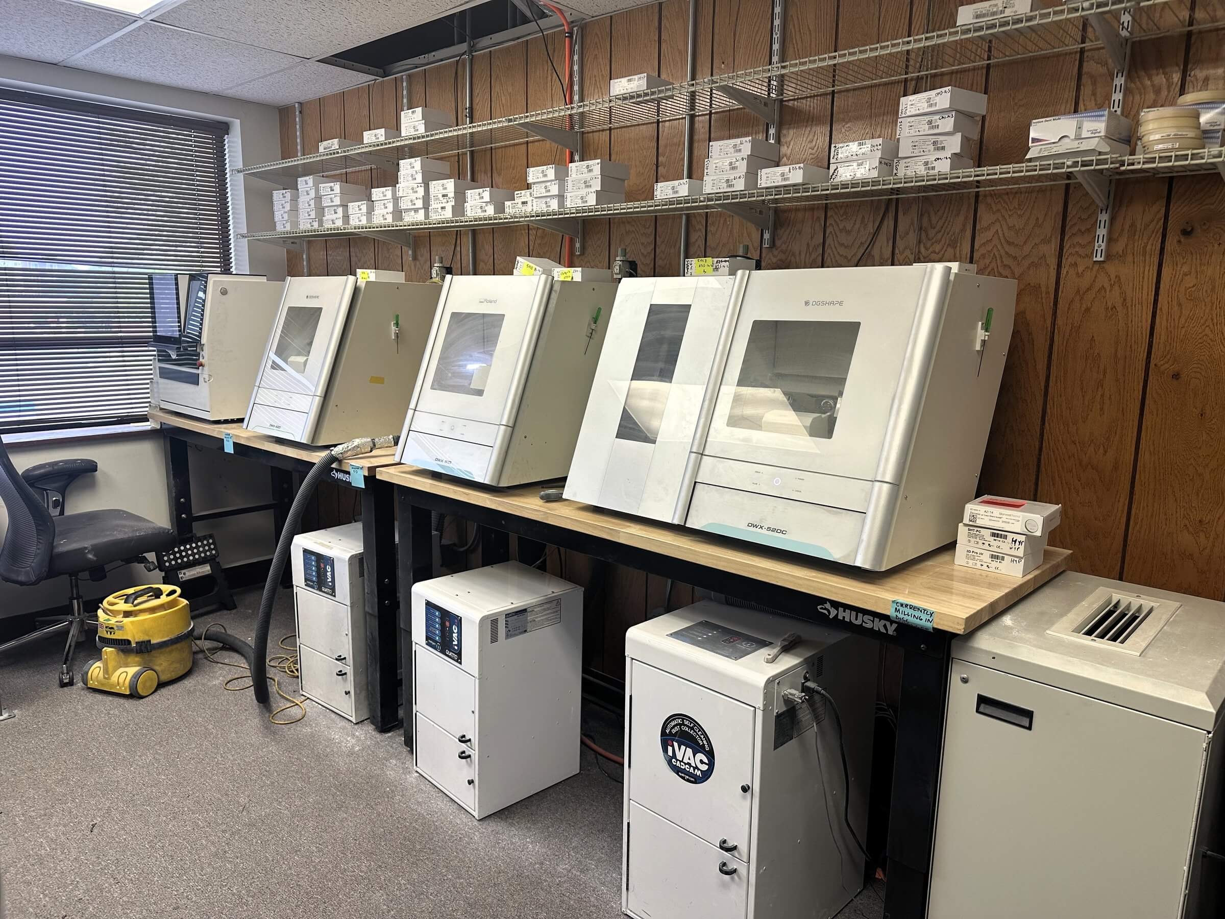 Mill room at First Choice Dental Lab