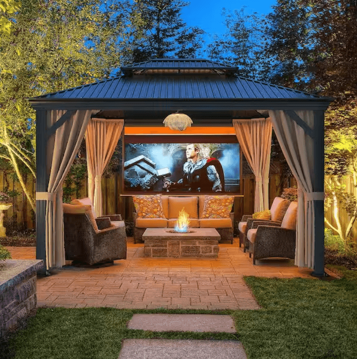 Is it Safe to have a Fire Pit under a Gazebo? (Maximise Outdoor Living)