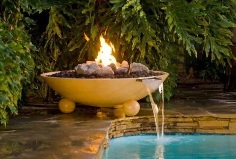 What is a Fire Pit with Water Feature?