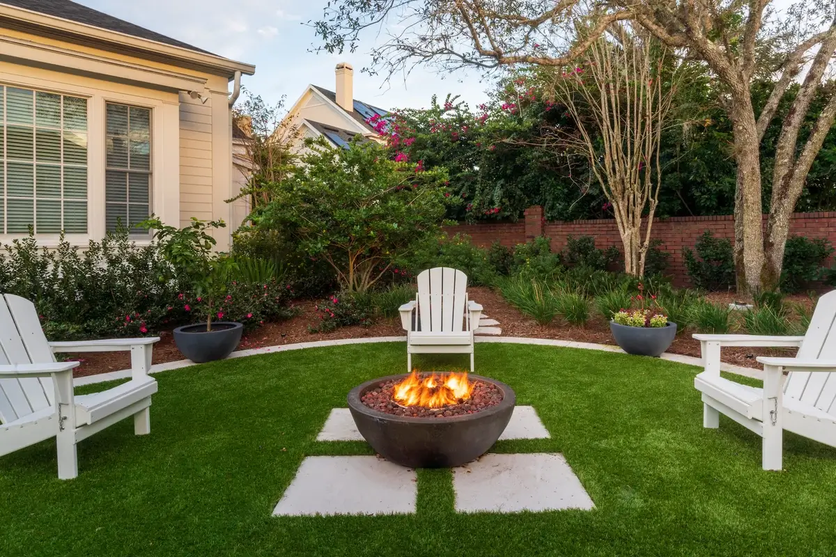 How to Prevent Grass Burning Under Your Round Fire Pit Table