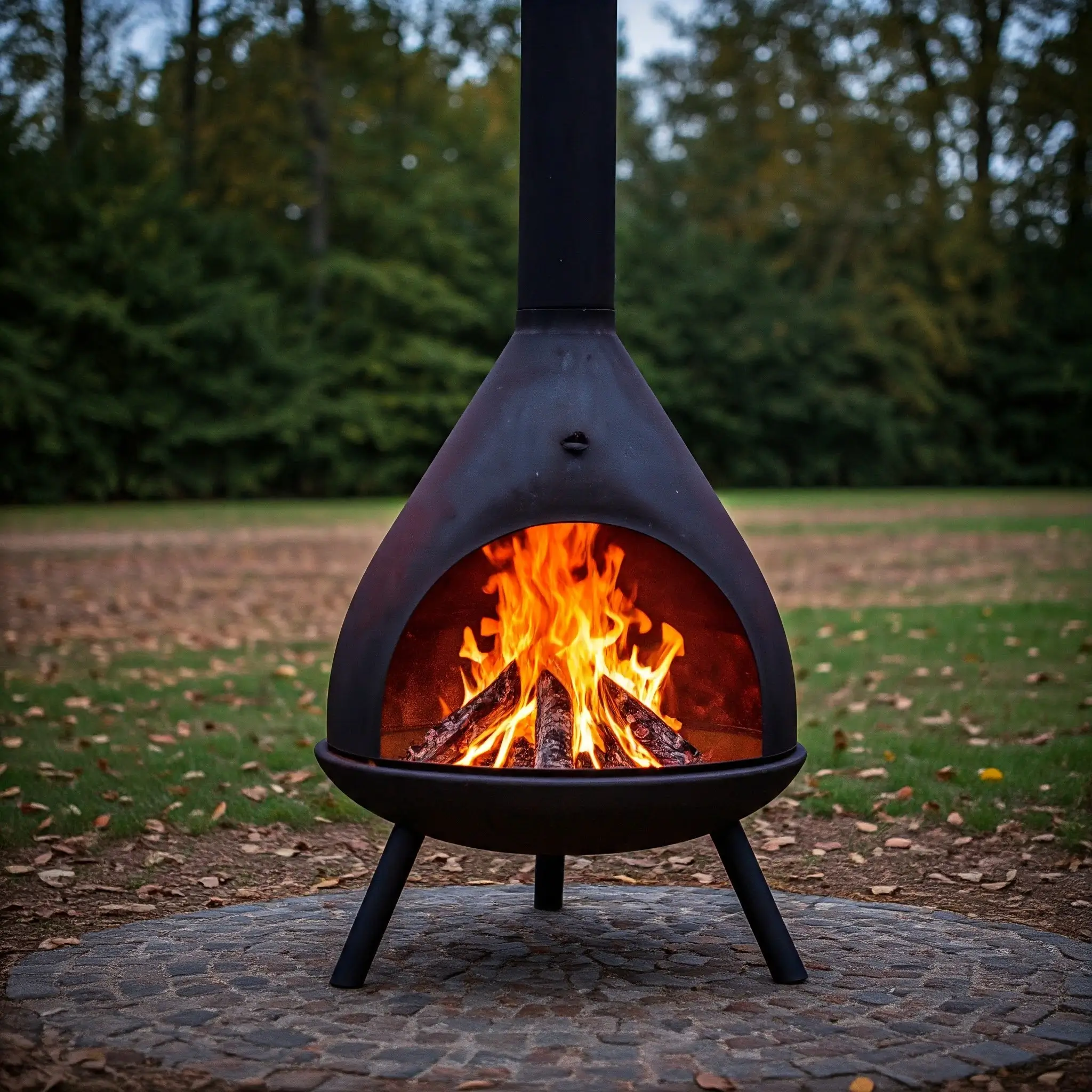 A lean-to fire pit, with logs leaning against a larger log to create a windbreak.