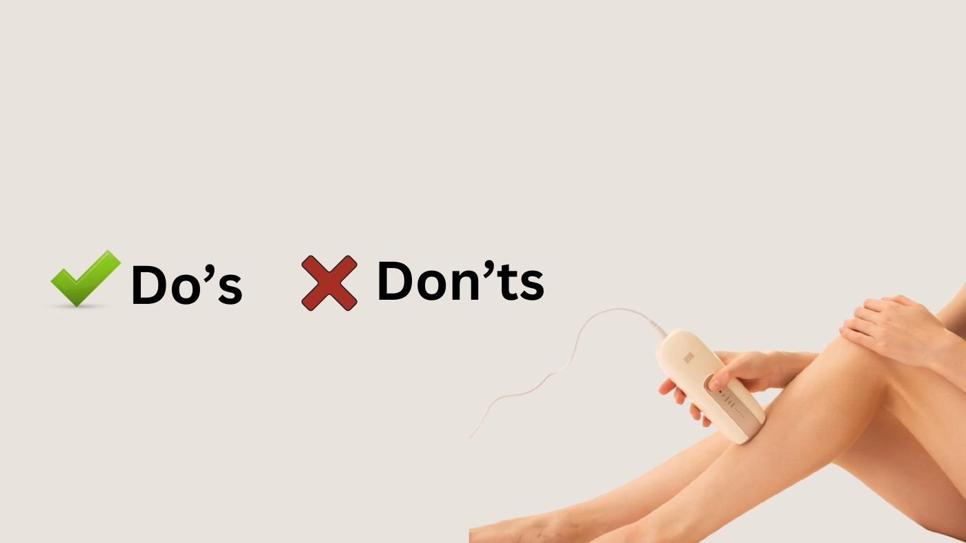 Do's and Don't's Before, During and After IPL Hair Removal on Leg