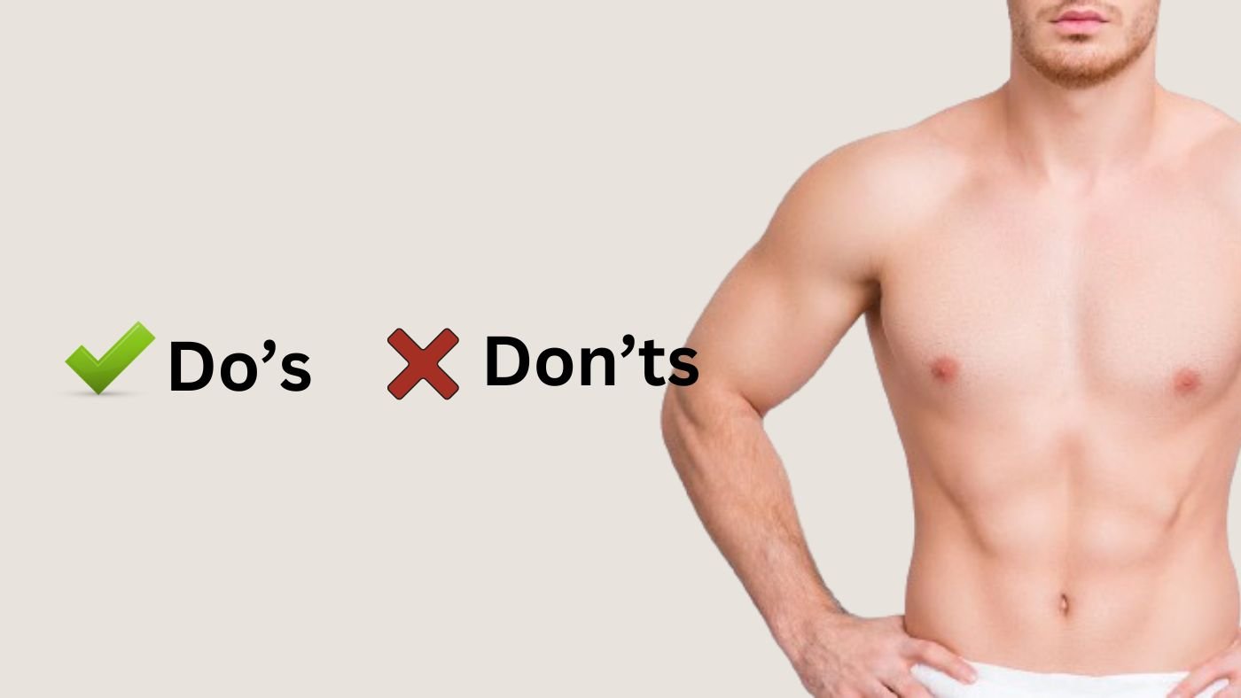 Do's and Don't's Before, During and After IPL Hair Removal on Chest