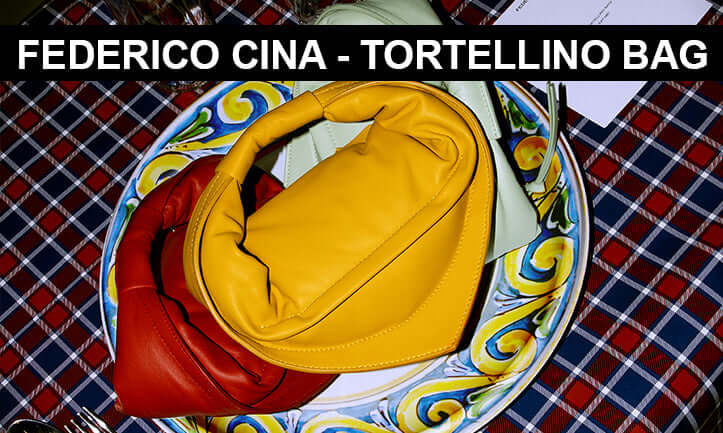 Tortellino bag Federico Cina, benvenuta da Urbanstaroma