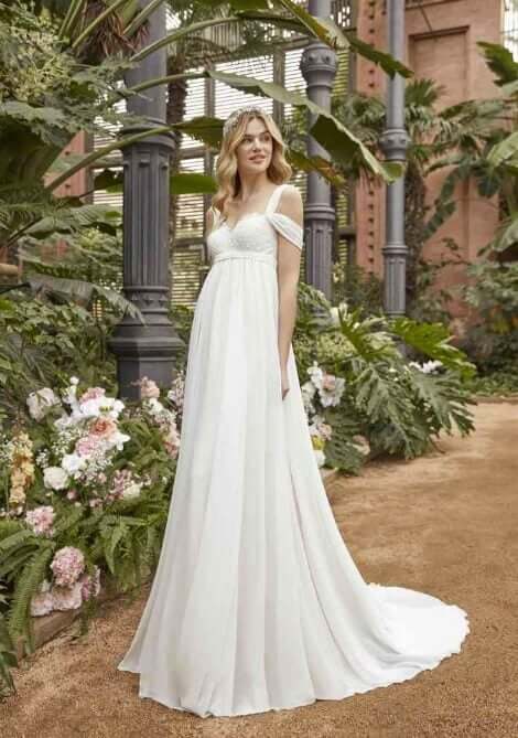 Empire wedding dress