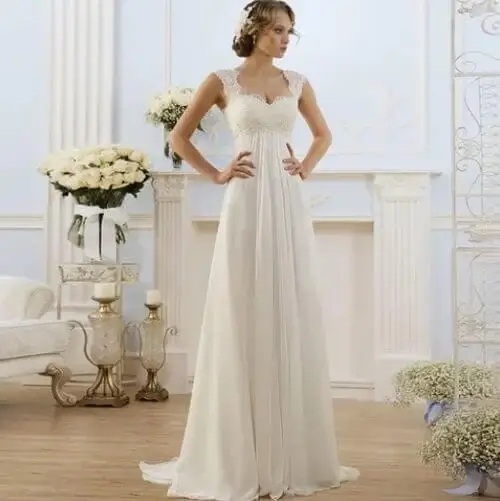 Empire wedding dress
