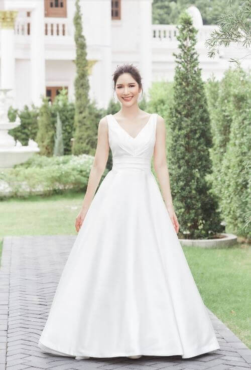 Sheath wedding dress