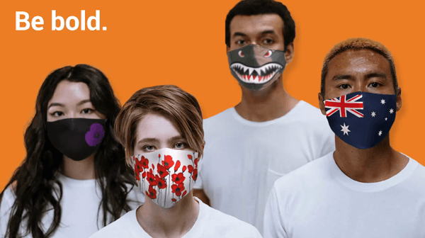Face masks GIF