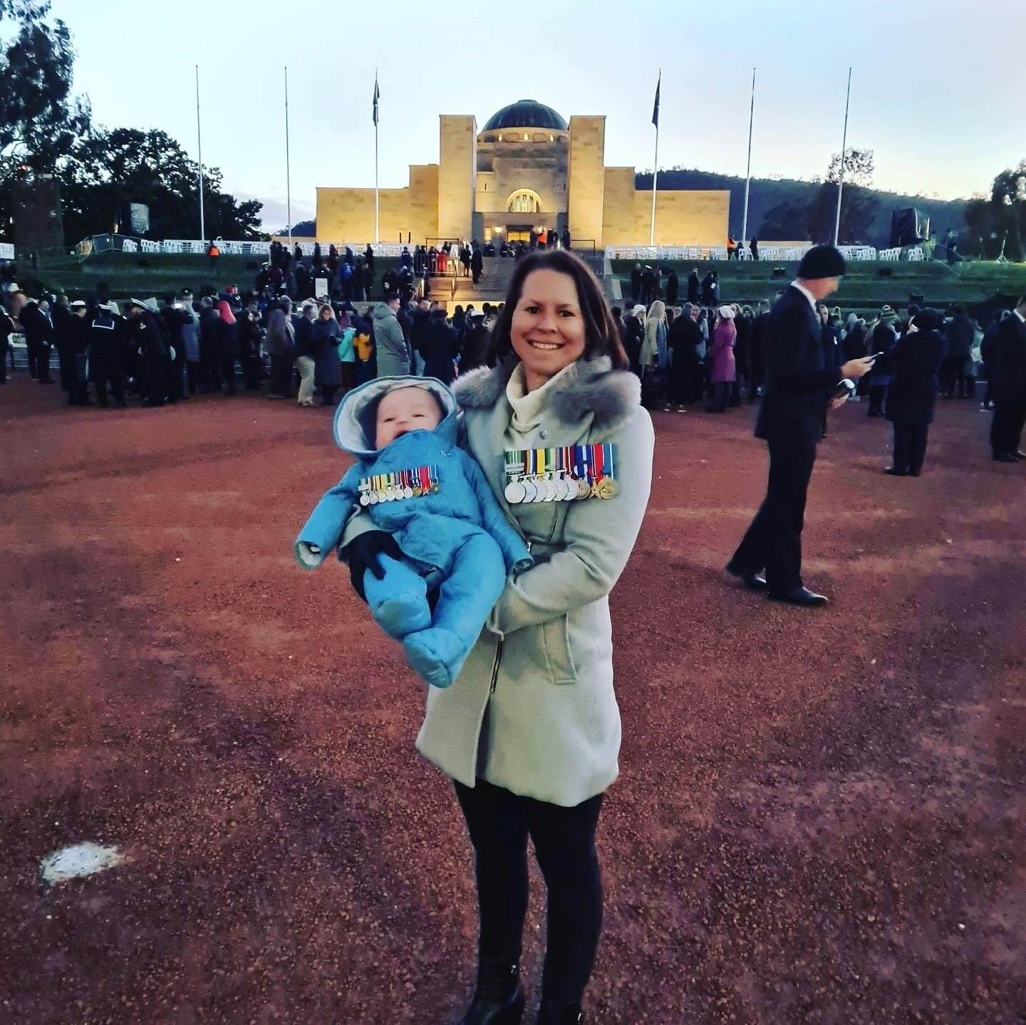 Medals Mounted for Mum and Bub - Bec Dyson
