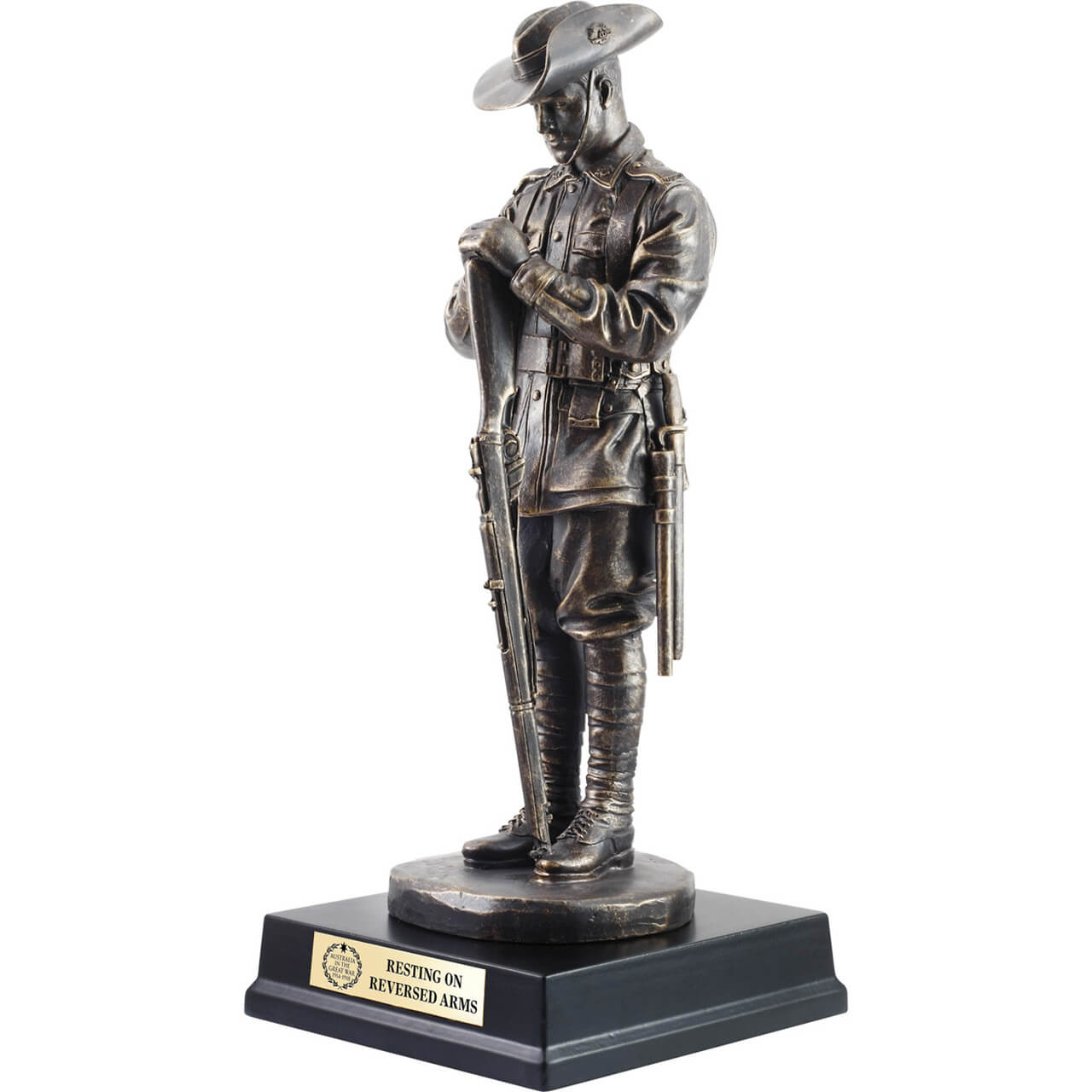 Resting on Reversed Arms Digger Figurine full size