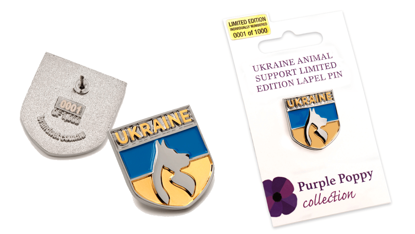 Ukraine-Animal-Support-Limited-Edition-Pins