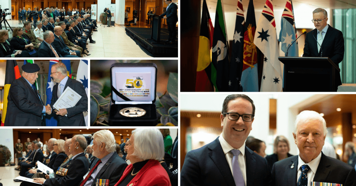 The Prime Minister on behalf of the nation launches a special Vietnam Commemorative Medallion to Honour our Vietnam Veterans