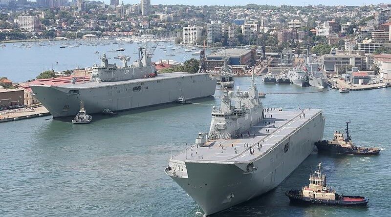 HMAS Adelaide Commissioned into Royal Australian Navy