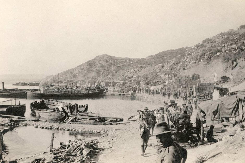 ANZAC Q&A - How long was the beach at Anzac Cove?