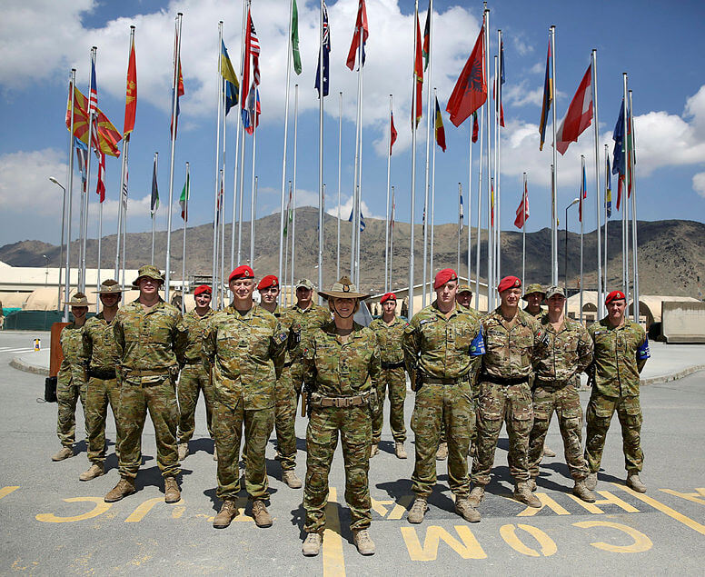 Military Police Celebrate Centenary in Afghanistan