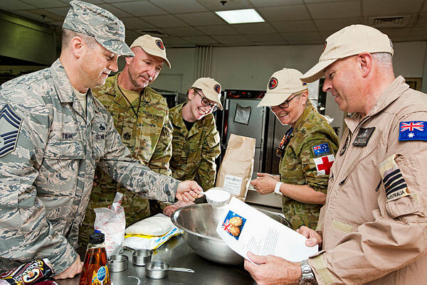 Baking Anzac Biscuits in a Warzone