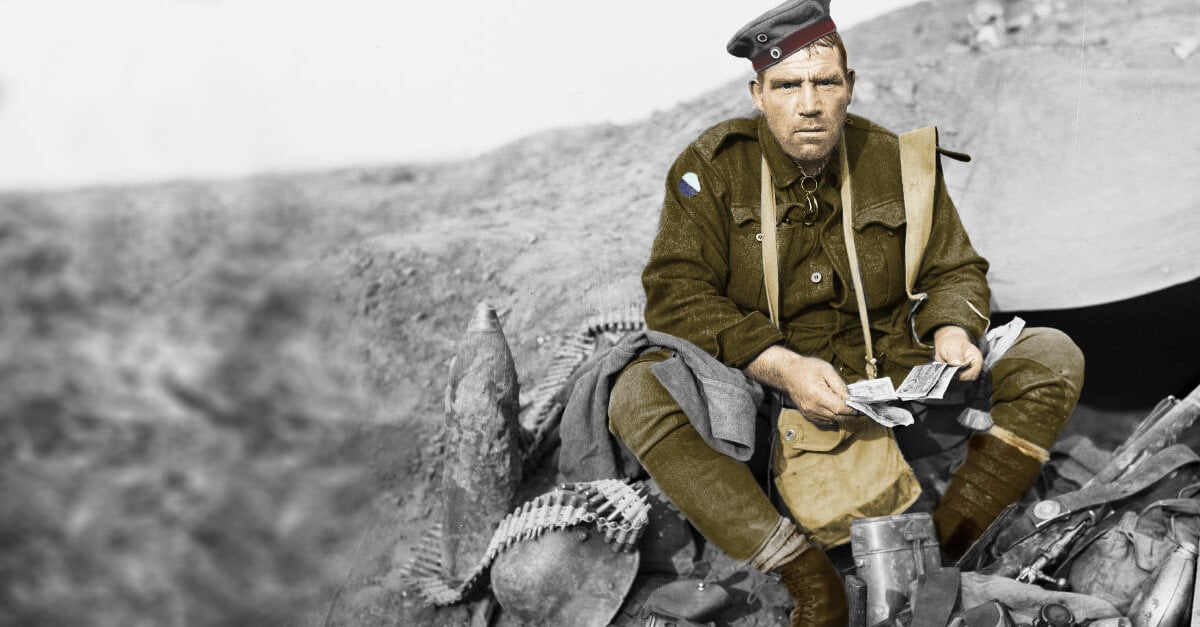 Barney at Pozieres