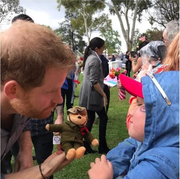 Little Aussie Bear Has Brush with Royalty