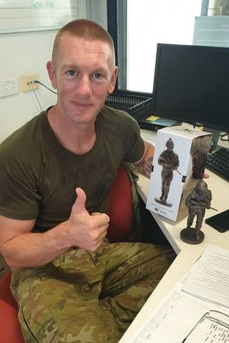 2 RAR helps to create new infantry figurine