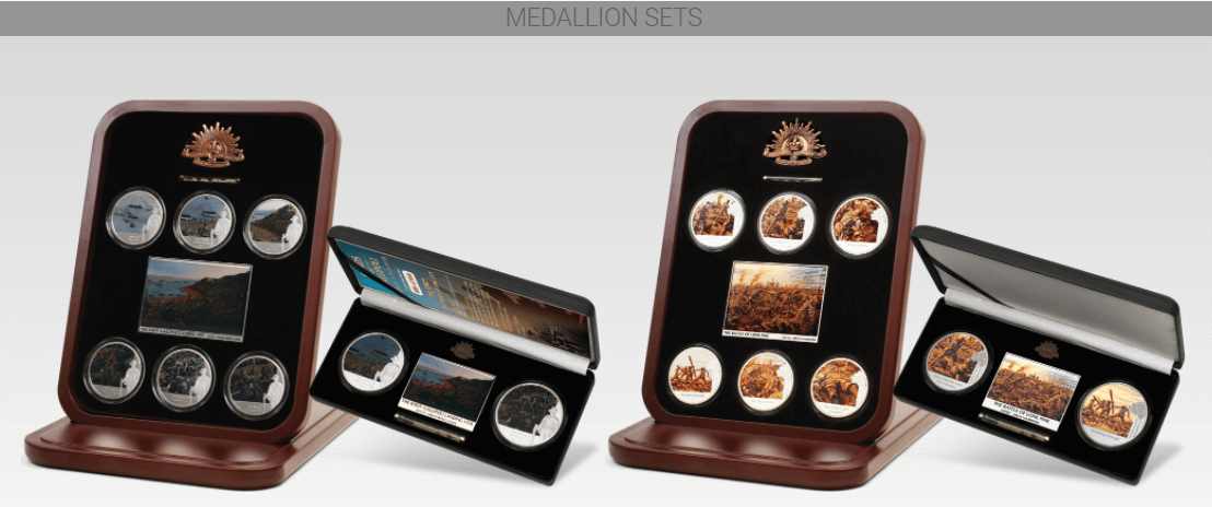 medallion sets screenshot