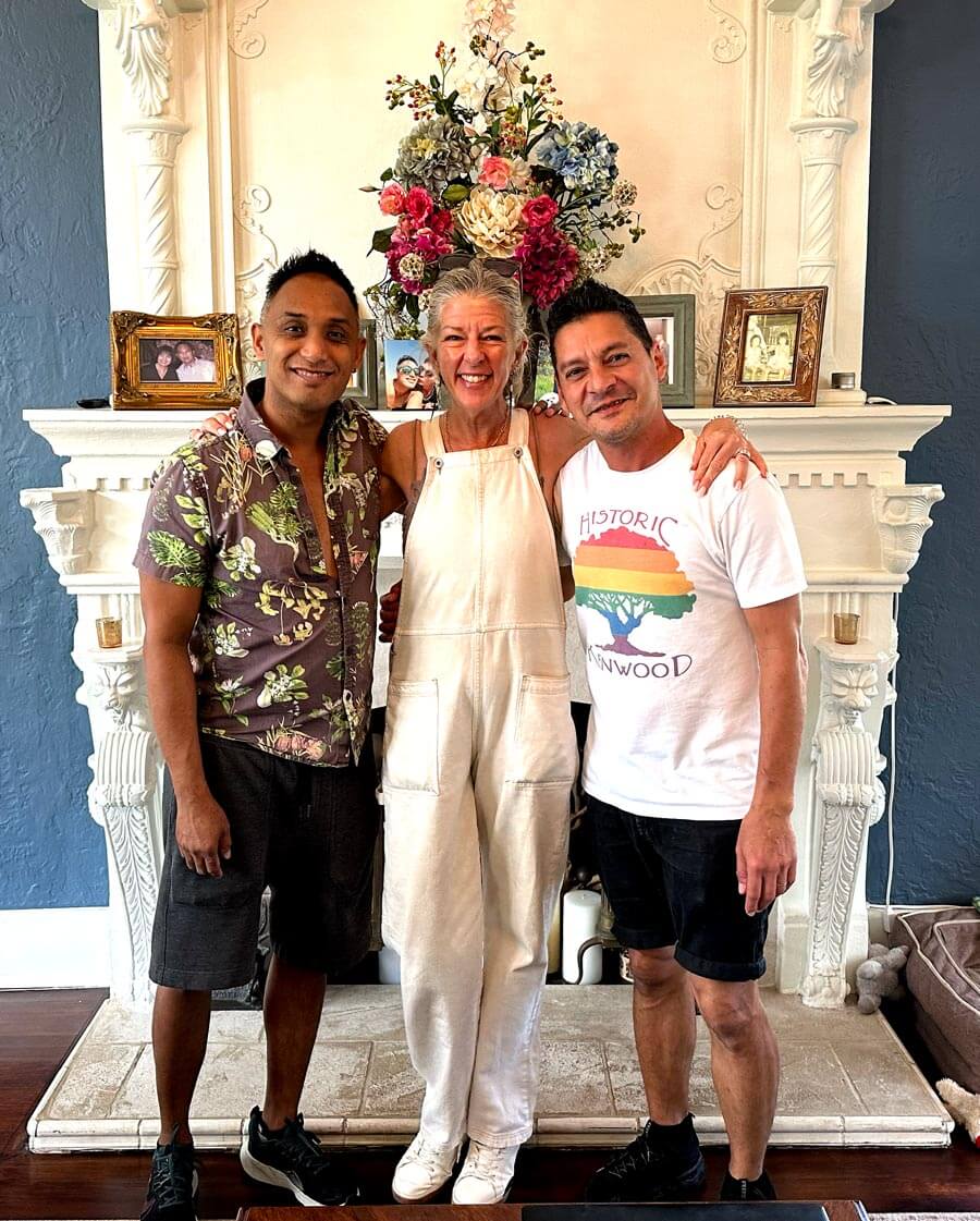 Jayson, Heather and Reymond at The Kenwood Gables, St. Petersburg